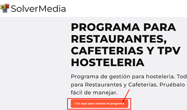 Programa para Restaurantes, Cafeterias y TPV Hosteleria