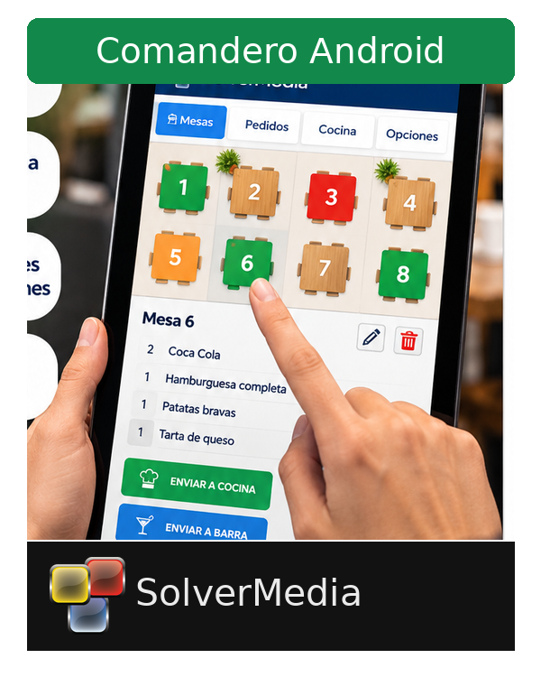 Módulo Comandero Android SolverMedia
