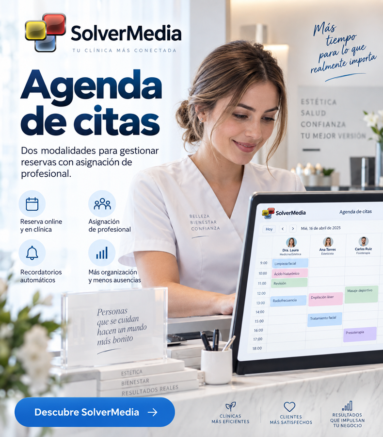 Agenda de citas con SolverMedia