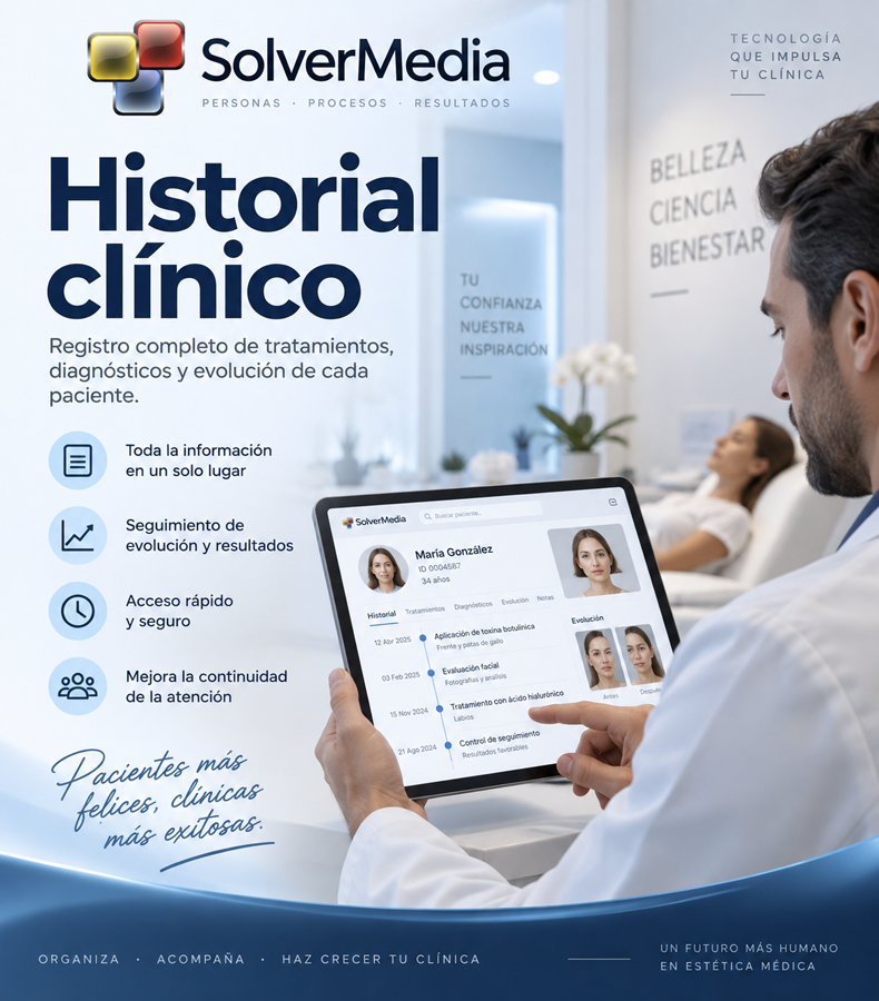 Historial clínico con SolverMedia