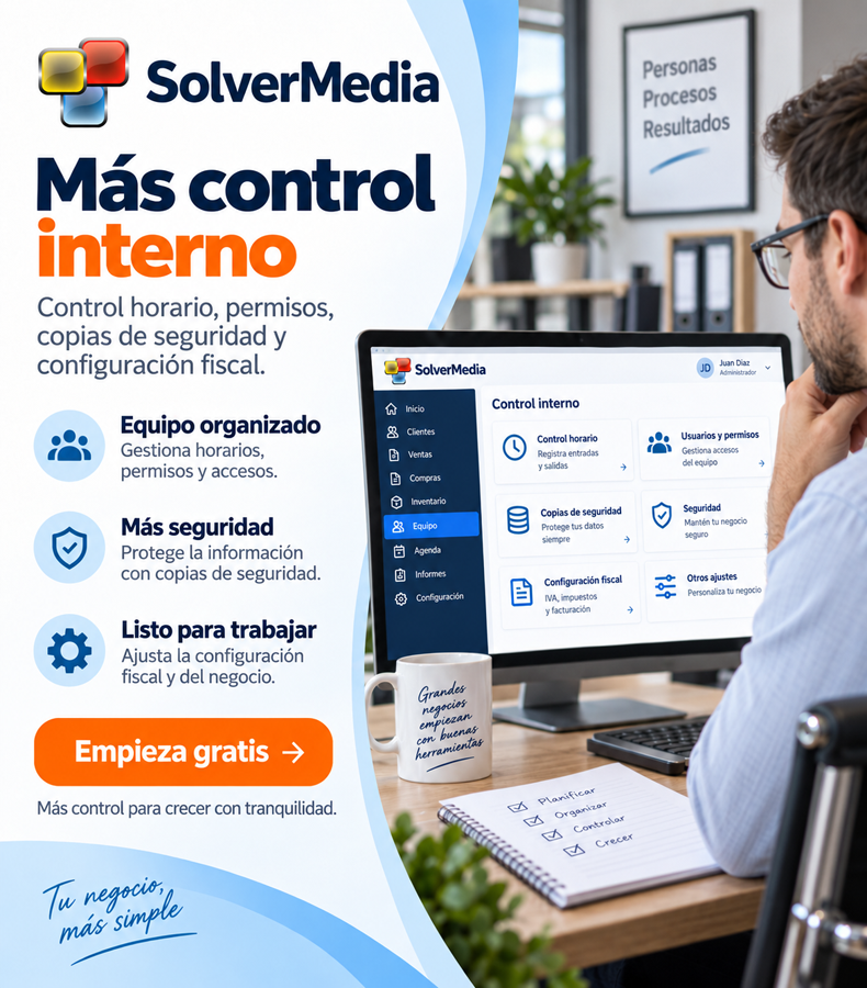 Clientes y CRM con SolverMedia