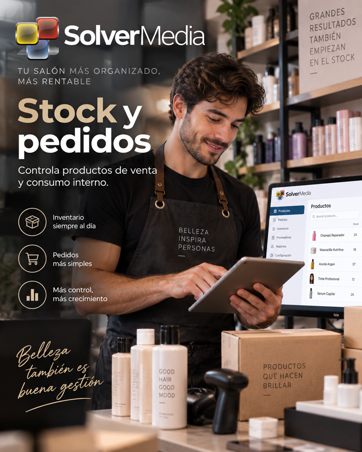 Stock y pedidos con SolverMedia