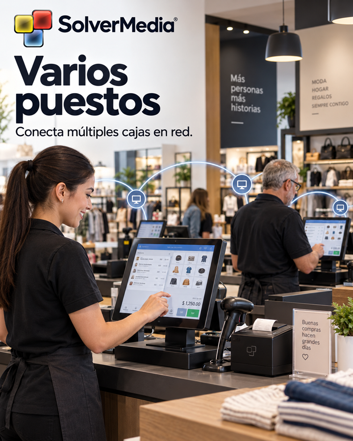 Varios puestos con SolverMedia
