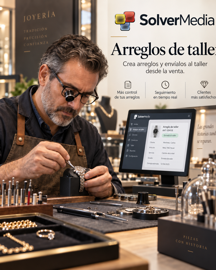 Arreglos de taller con SolverMedia