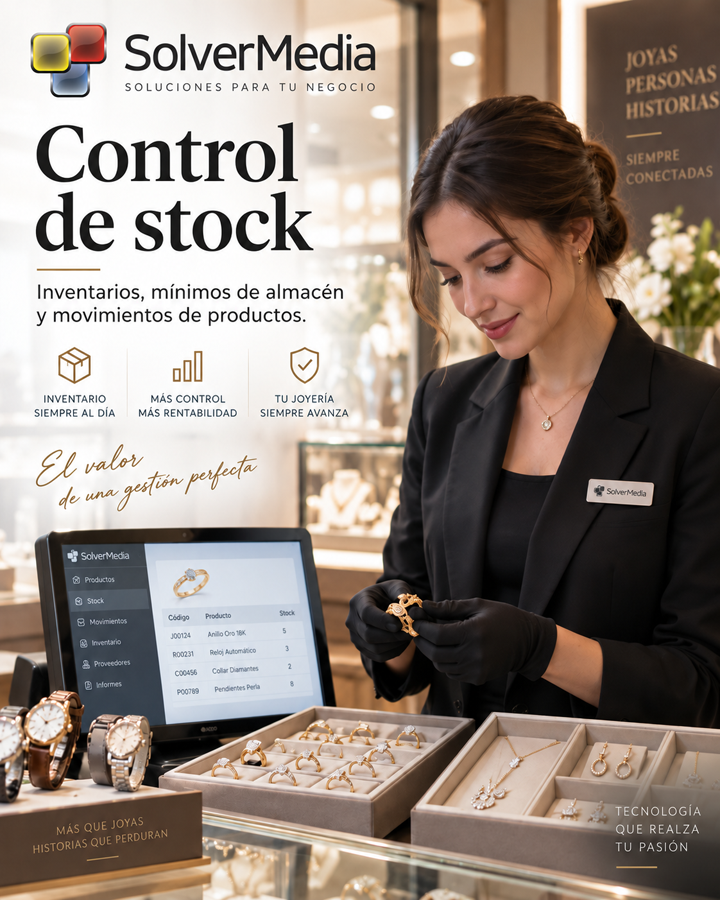 Control de stock con SolverMedia