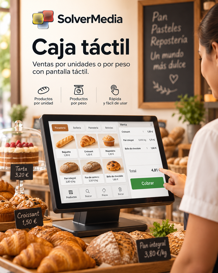 Caja táctil con SolverMedia