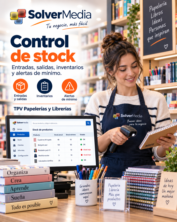 Control de stock con SolverMedia