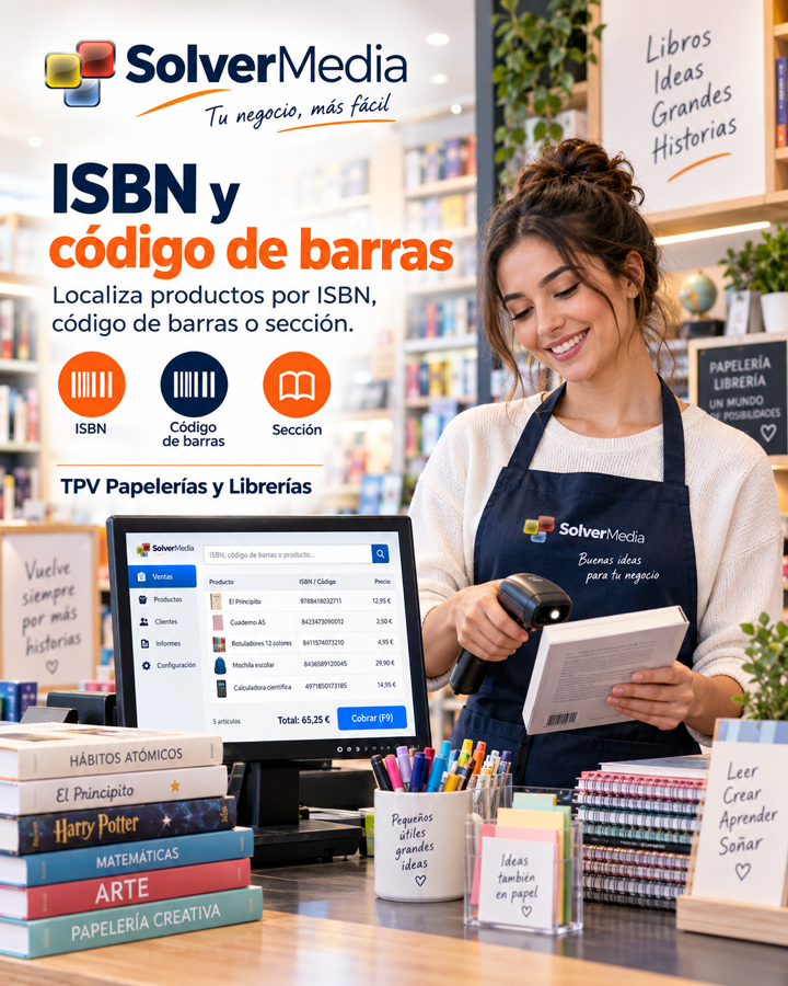 ISBN y código de barras con SolverMedia