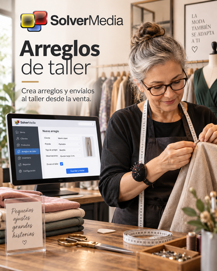 Arreglos de taller con SolverMedia