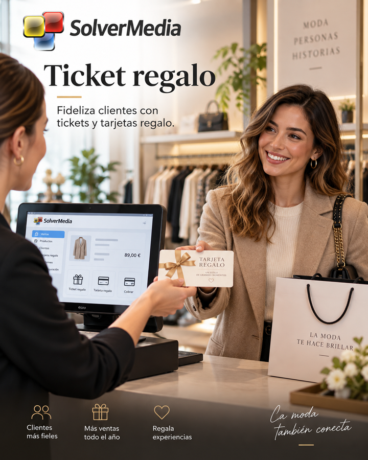 Ticket regalo con SolverMedia