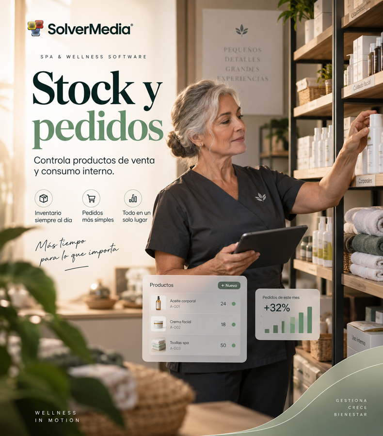 Stock y pedidos con SolverMedia