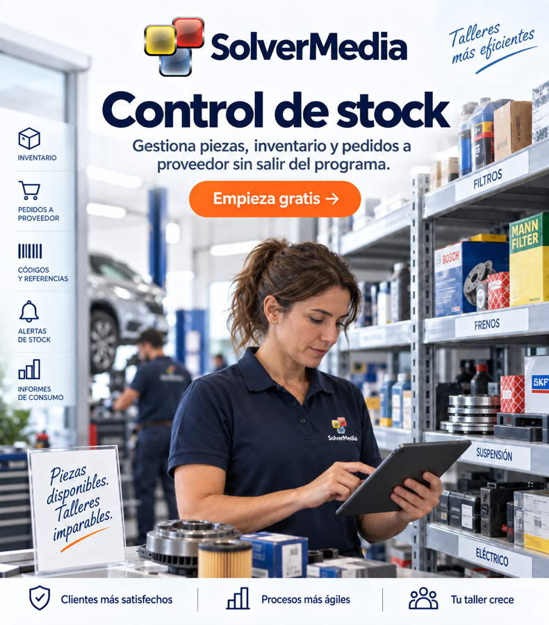 Control de stock con SolverMedia