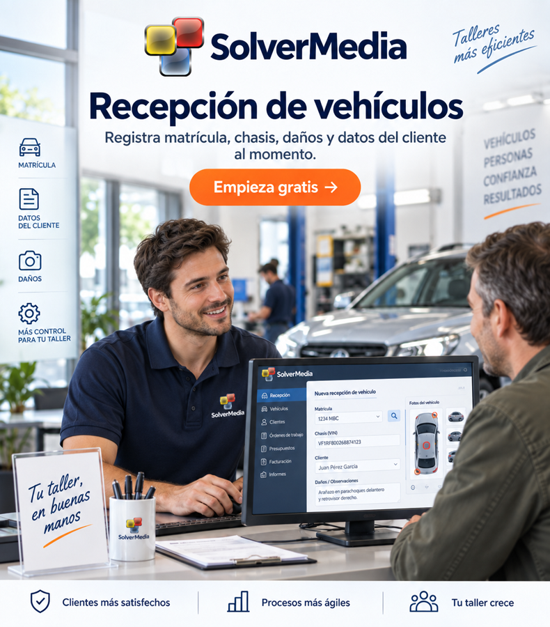 Recepción de vehículos con SolverMedia