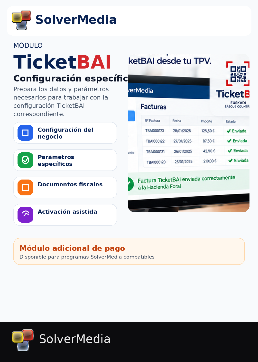 Configuración del Módulo TicketBAI SolverMedia