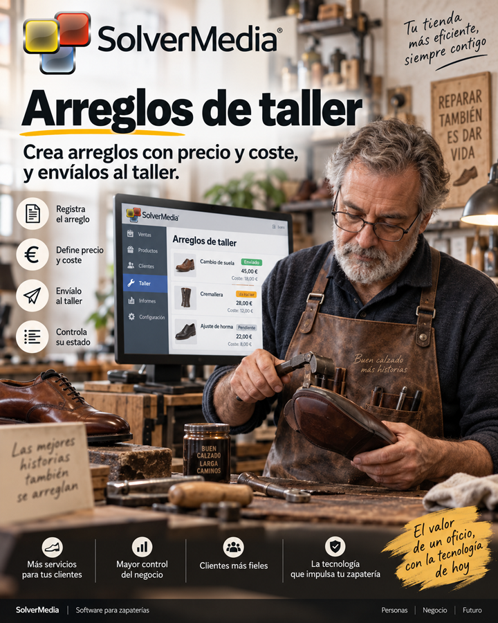 Arreglos de taller con SolverMedia
