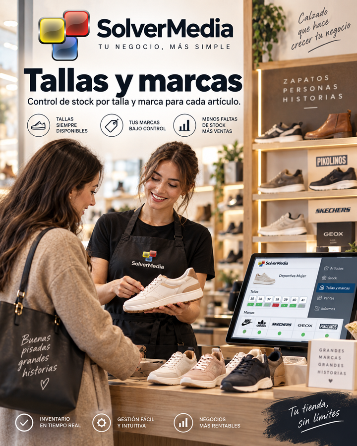Tallas y marcas con SolverMedia